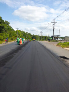 Em Iranduba, Governo do Amazonas avança com a obra de pavimentação da Rodovia Carlos Braga