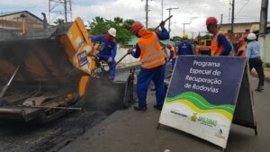 Imagem da notícia - Neste mês de junho, Seinfra realiza a retomada de obras em 11 municípios amazonenses