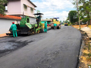 Governo do Estado executa obra de pavimentação do sistema viário de São Gabriel da Cachoeira