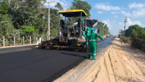 Imagem da notícia - Avanços na obra de reforma e modernização da rodovia AM-010