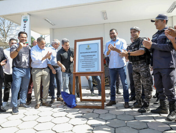 Wilson Lima inaugura novo prédio do Batalhão da Rocam e destaca preparo das forças de segurança para atender a população